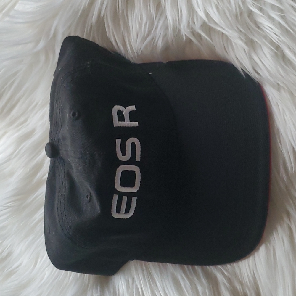 Canon EOS R Black Dad's Cap Hat